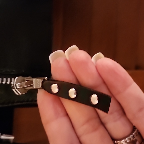 Womens First Leather Motorcycle Jacket - Picture 9 of 15